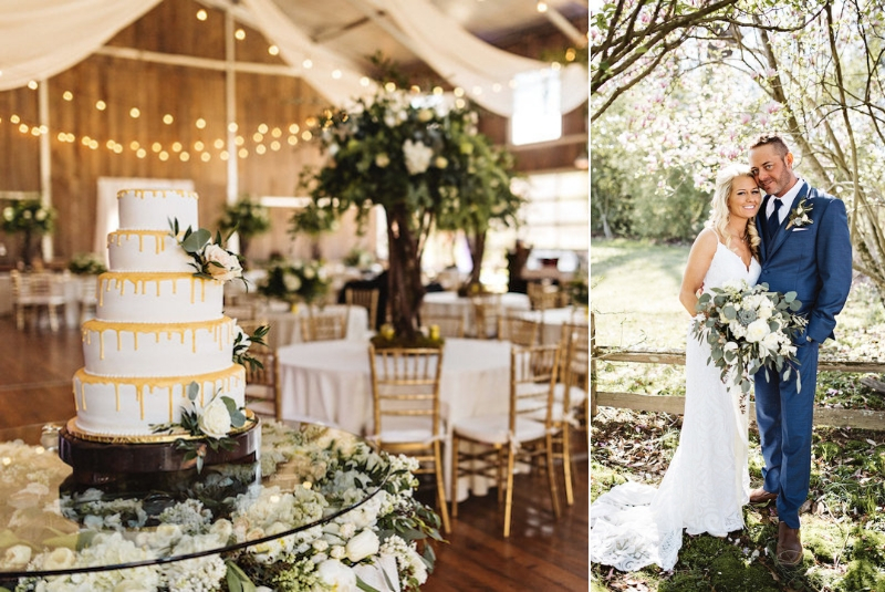 A Rustic And Romantic Tennessee Barn Wedding At Spring Creek Ranch